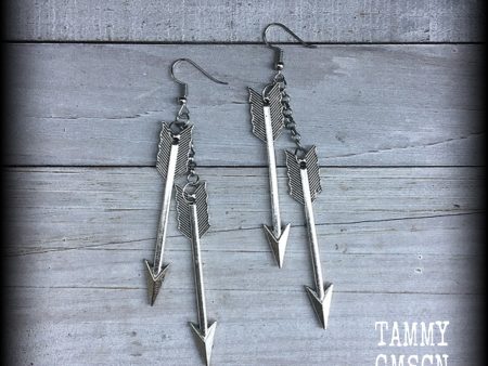 Arrow earrings-Artemis earrings Cheap