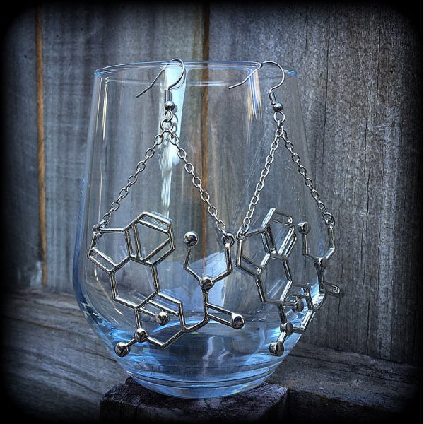 LSD molecule earrings on Sale