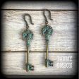 Key earrings-Seahorse earrings Supply