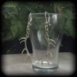 Antler earrings-Ear hangers For Cheap