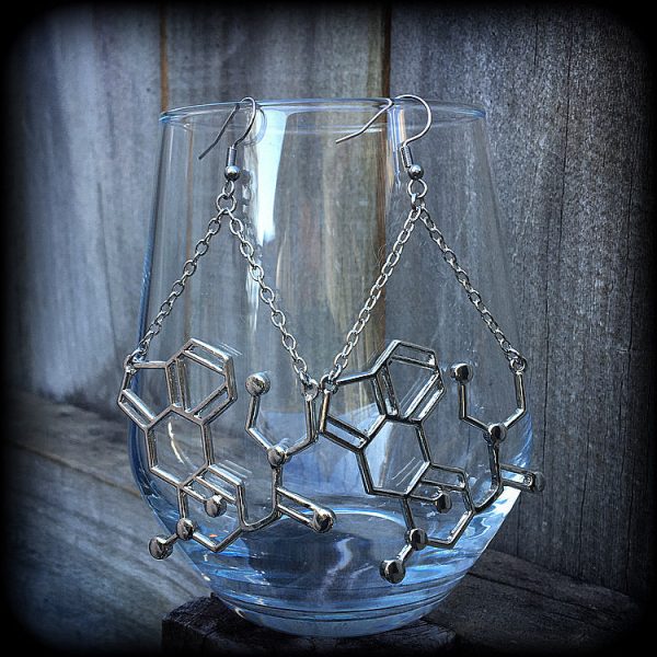 LSD molecule earrings on Sale