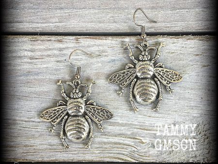 Bee earrings-Insect earrings Sale