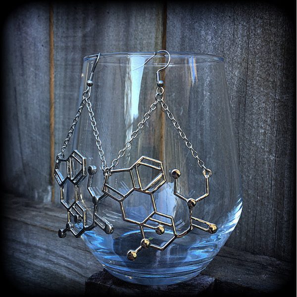 LSD molecule earrings on Sale