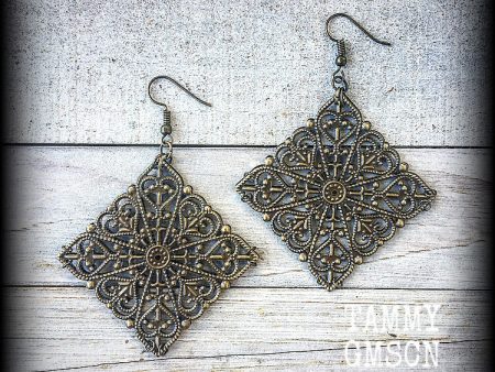 Mandala earrings-Filgree earrings Online Hot Sale